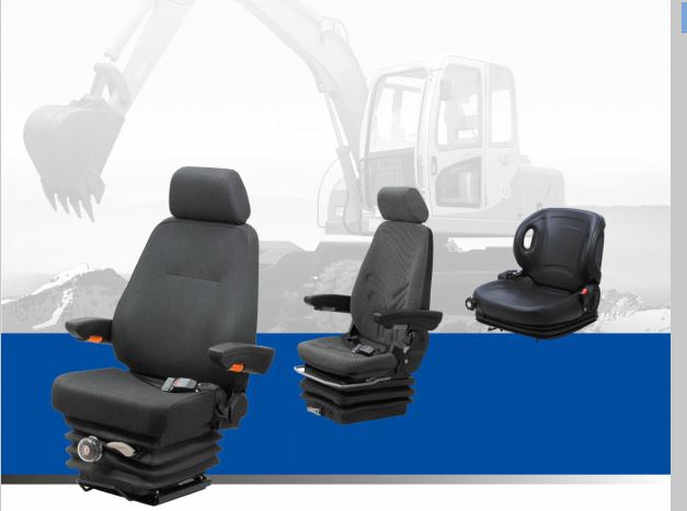Crane Operator Seat  Height Adjustable Folding Chair
